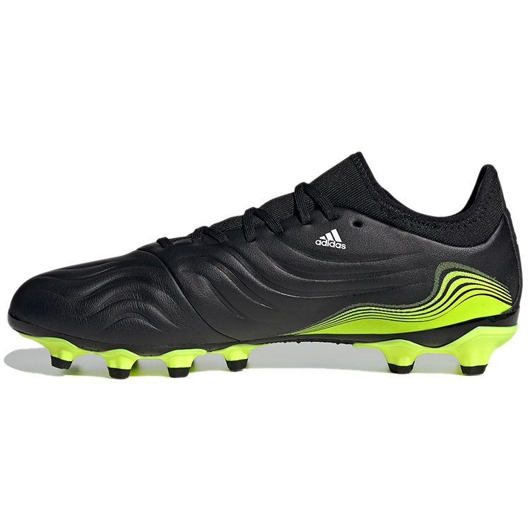Adidas Copa Sense.3 Comfortable Versatile MG (Rubber Short Studs) Durable Soccer Shoes Men Soccer Shoes Black Green FW6525