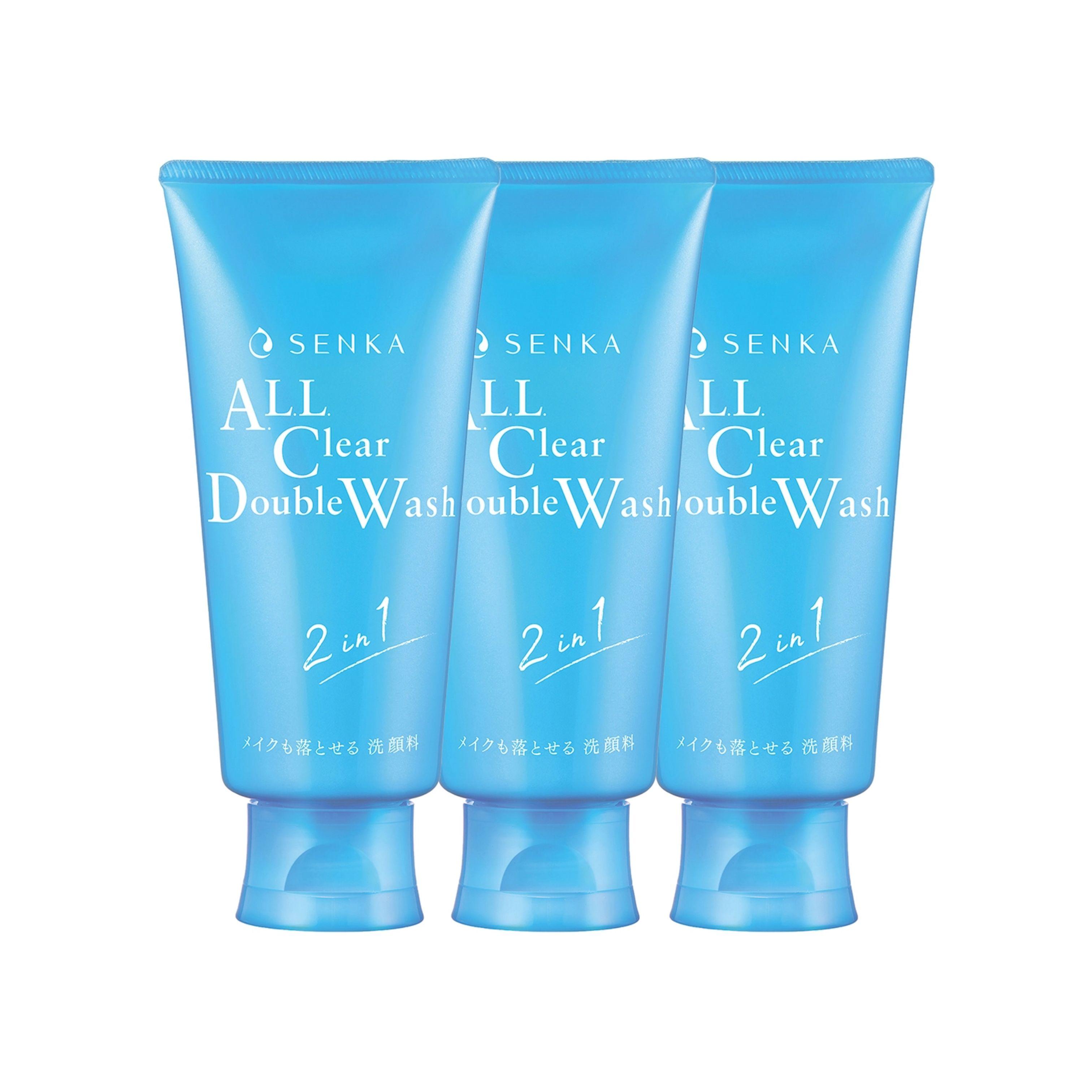 Senka All Clear Double Wash 120g x 3
