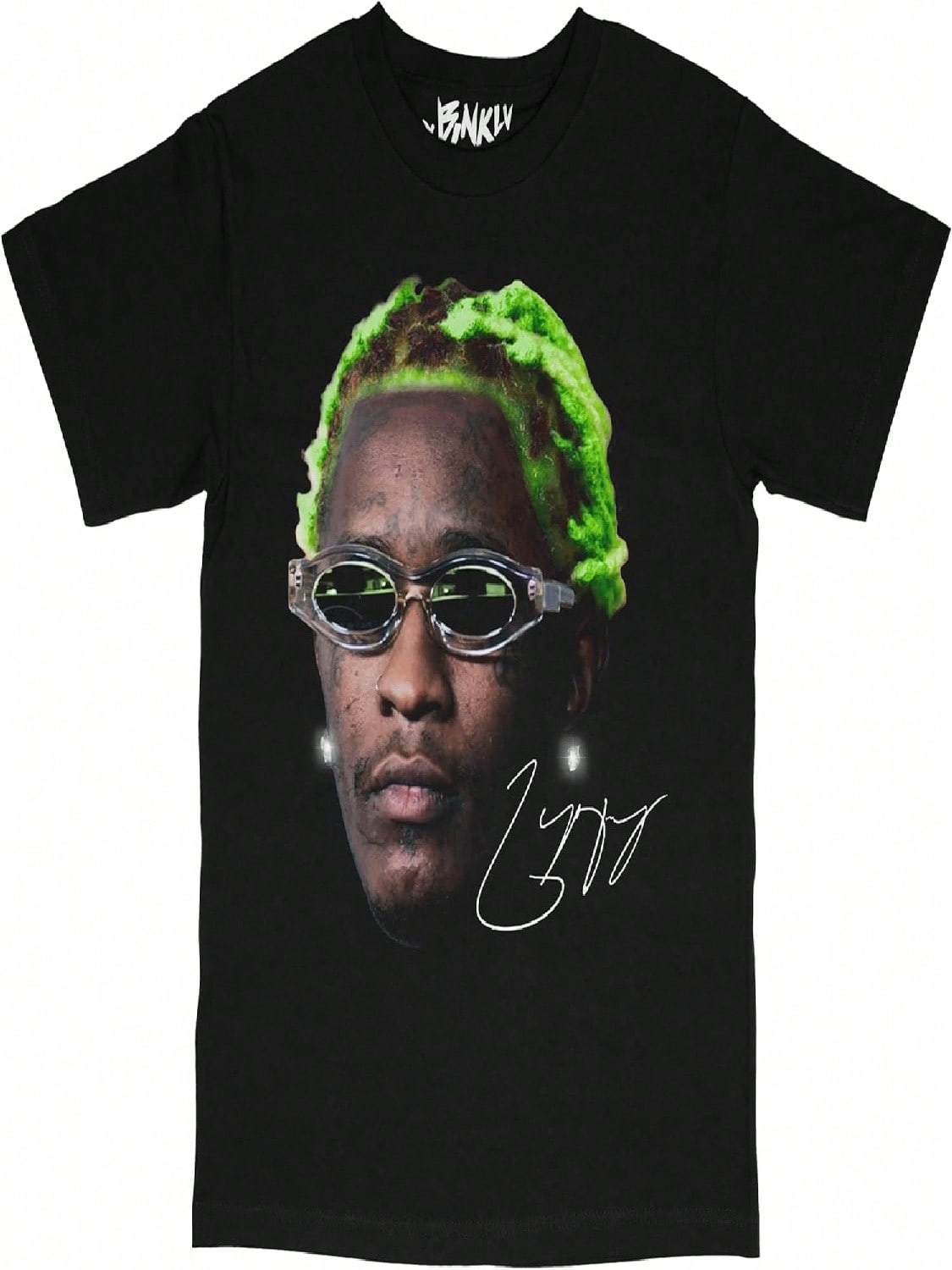 Young Slatt Free Thugger Face Inspired T-Shirtsc S разноцветный