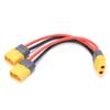 Kompatibilní 2x XT60 samec na 1x XT60 samice konektor XT60 Y sériový kabel pro RC Lipo