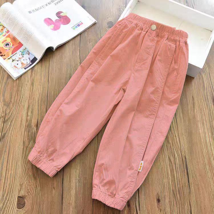 

Girls Summer Joggers - Single/Two-Piece Set: Stylish Loose Lantern Harem Pants for Medium & Large Children 48 [Random Style from Warehouse] 1 Piece