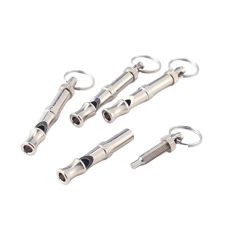 3Pcs Pet Whistle Training Dog Whistle Ultrasonic Dog Trainer, Dog Whistle Training Dog Whistle, Pet Supplies, Silver
