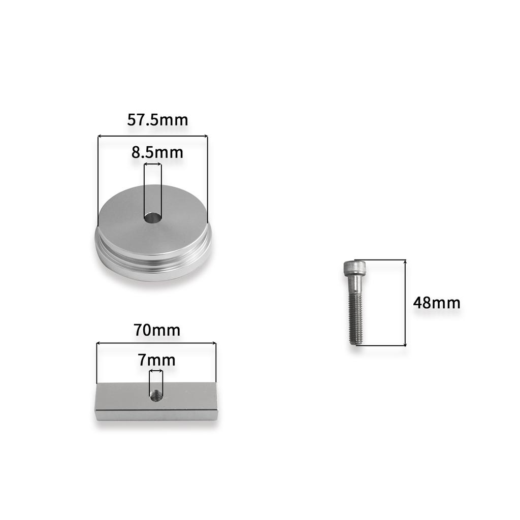 3pcs Cummins Billet Aluminum Freeze Plug Kit Replacement for DODGE Diesel 5.9L 12v 24v 89 07