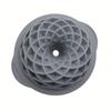 Silicone Charlotte Cake Pan Reusable Mold Fluted Cake Pan Nonstick Round Molds for Shortcake Cheesecake Brownie Tart Pie