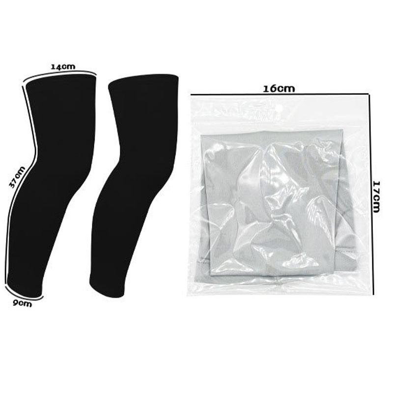 1Pair Kids Long Compression Boys Leg Sleeves Non Slip UV Protection Thigh Calf for Kids Boy Girl Youth Legs Sleeve Running Sport
