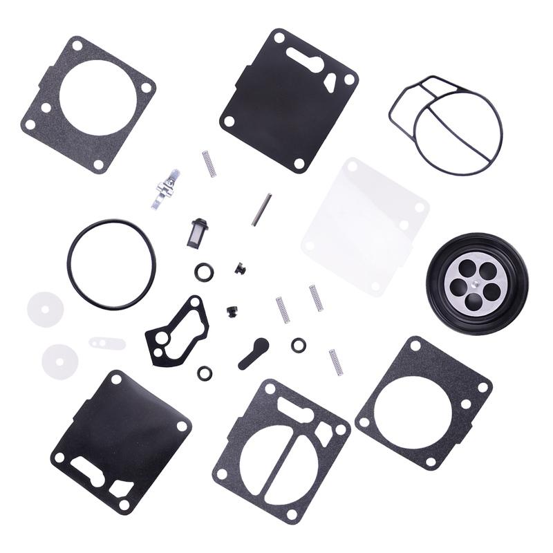 2 Sets Carburetor Rebuild Kit Fit for Mikuni Sea-Doo XP SP SPI SPX GTX GTS GTI GS Explorer Kawasaki Polaris
