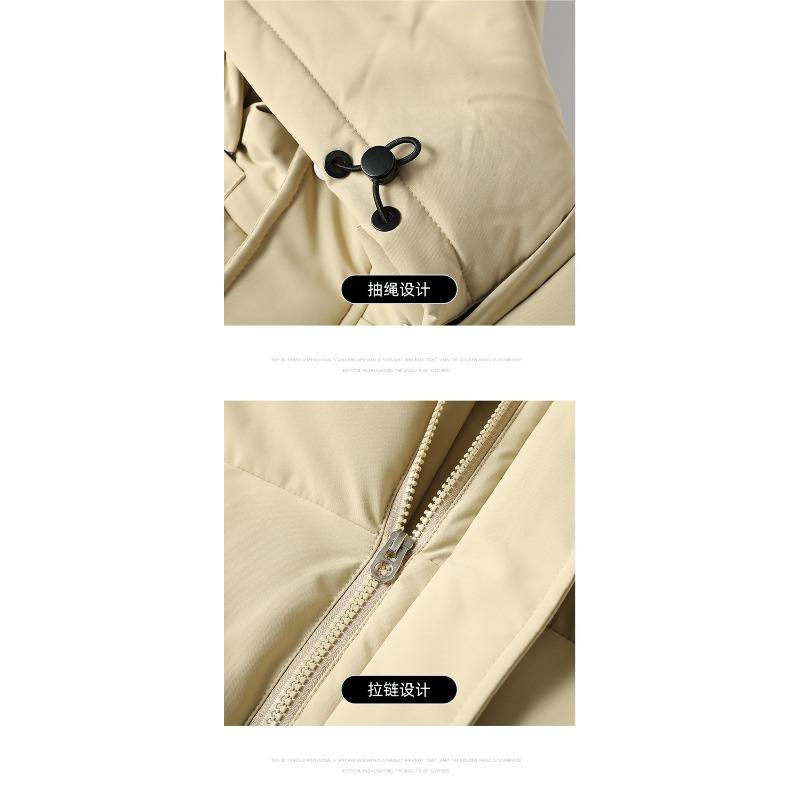 High Quality American Cotton Jacket Men's Thickened Jacket Winter Bread Jacket Loose and Simple Versatile Down Trend Padded Jacket