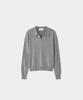 JRIUM Cashmere Blend Essential Open Collar Knit Grey