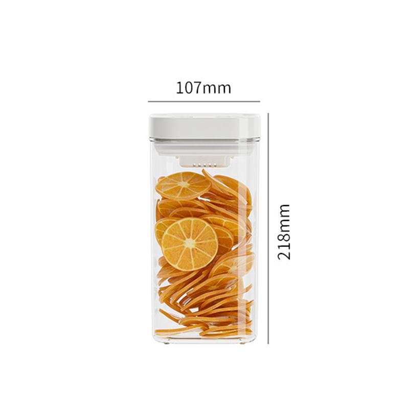 Food Storage Box Plastic Sealed Fresh-Keeping Box Grains Coffee Beans Transparent Storage Container Kitchen Storage Jars