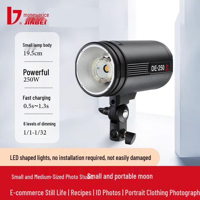 JINBEI DE250 Studio Lighting Kit