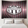 1PC Monaco Football Club Printed Tapestry Room Decoration Wall Hanging for Living Room Bedroom, Dormitory, Birthday and Christmas Gifts