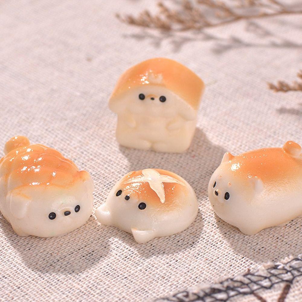 Handicrafts Dog Bread Figurines Miniatures Mini Bread Ornaments Dog Bread Statue Wedding Party