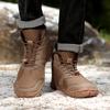 Plush Outdoor Walking Hiking Boots Women's Warm Snow Boots Men High-top Cotton Shoes Winter Casual Shoes