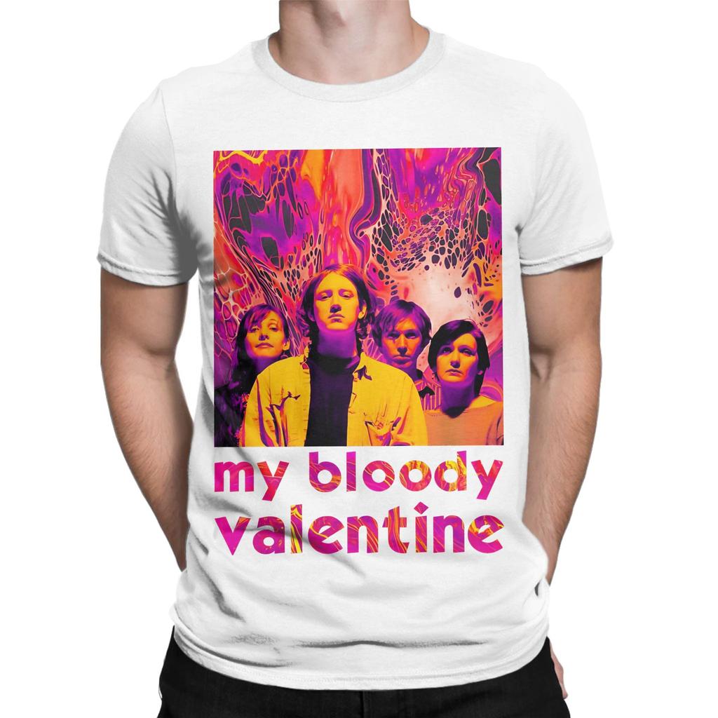 My Bloody Valentine Colorful Novelty Graphic 100 Cotton TShirt My Bloody Valentine Tees Tops For Unisex
