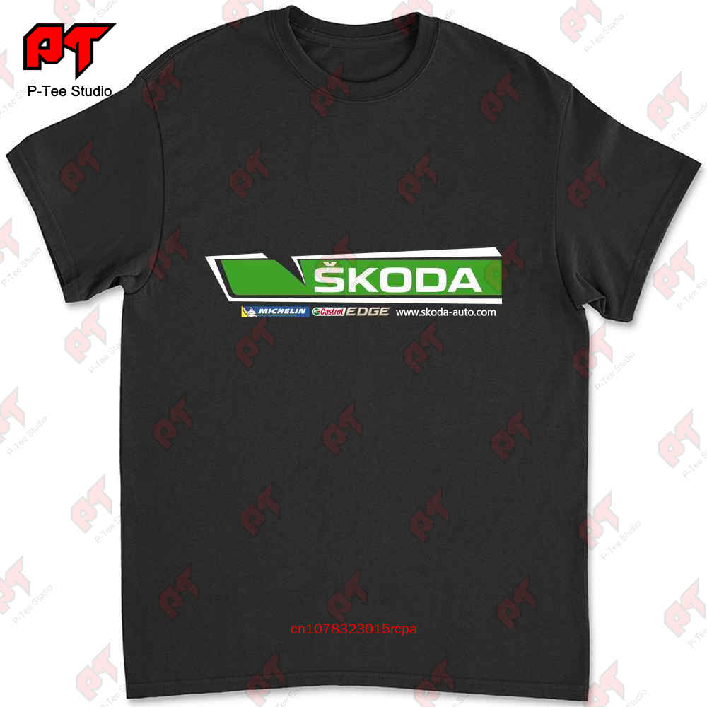 

Skoda Motorsport Ралі Fabia Wrc S2000 Гоночний Спортивний Автомобіль 2018 Футболка 5SIA XL