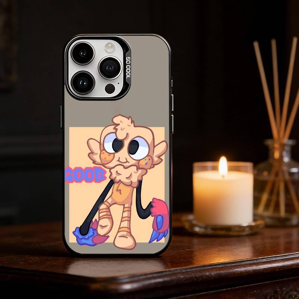 

Cartoon Goob Dandys World Phone Case For iPhone 17 16 15 14 13 12 11 Pro Max Plus Silver Matte Black Cover iPhone12PRO