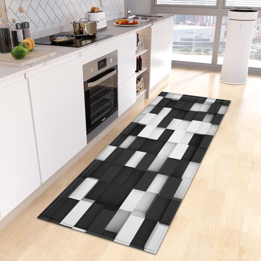 Kitchen Mat Home Bedroom Entrance Door Mat Living Room Floor Carpet Corridor Balcony Door Non-slip Carpet
