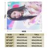 W-Wonhees-S Super Real Me  Warm Soft Blanket  Girls Boys Plush Throw Street Trend Outdoor Flannel Bedspread Sofa Bed Cover