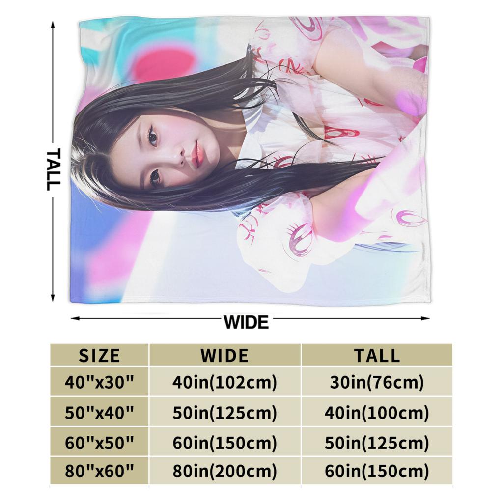 W-Wonhees-S Super Real Me Warm Soft Blanket Girls Boys Plush Throw Street Trend Outdoor Flannel Bedspread Sofa Bed Cover