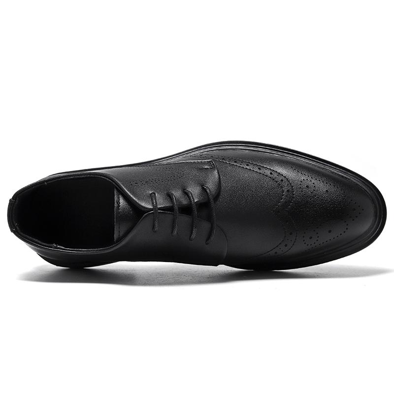 Leather Casual Shoes Men Loafers Luxury Design Slip On Male Dress Shoes Leisure Style Big Size Good Wear-resistant Sole