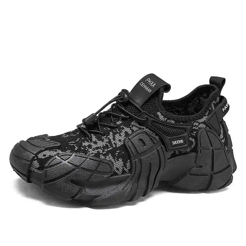 Fashion Synthetic Leather Without Heel High-top Sneakers Loafer Men Shoes Men's Spring Boots Sport Character Sapateneis Tenix