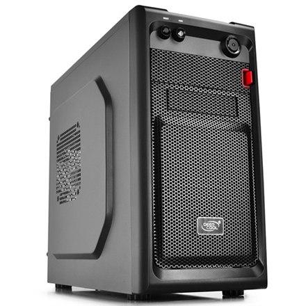 New Deepcool Smarter Case | USB 3.0 x1, USB 2.0 x1, Mic x1, Spk x1 | Color: Black | Micro ATX | No Power Supply | ATX | 24-Month Warranty
