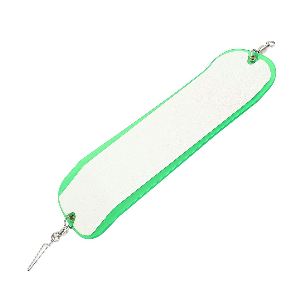 Fishing Flasher ABS Underwater Double Sided Luminous Swivel Diving Board Flasher for Sea Fishing