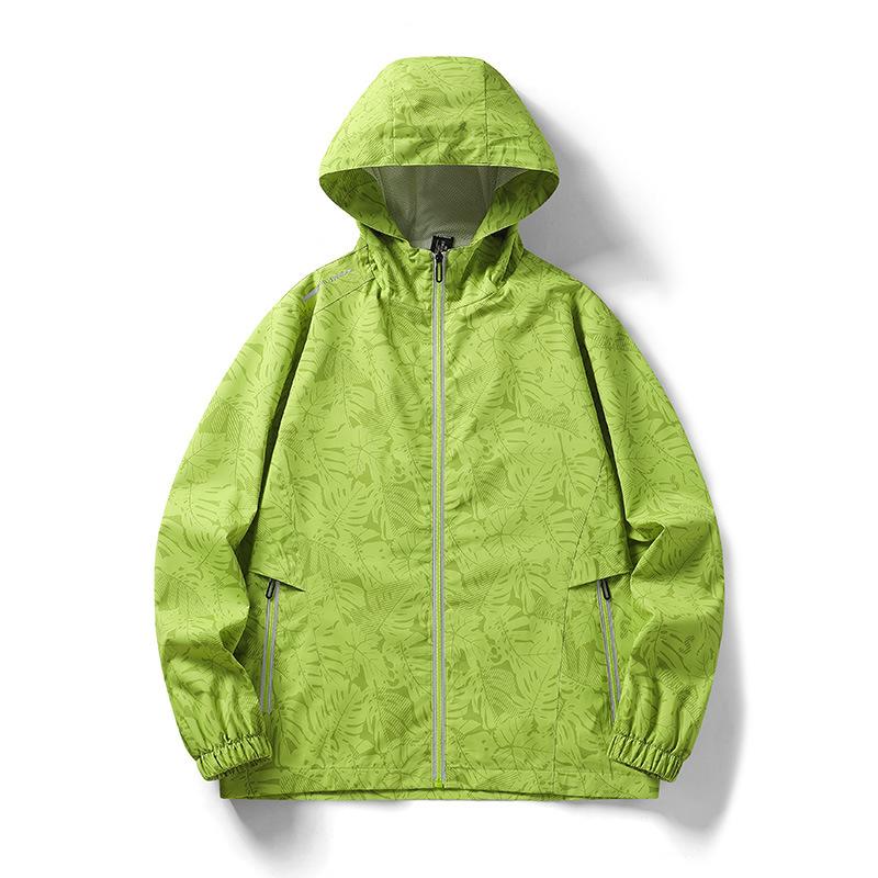 25 autumn and winter new outdoor camping versatile trend fashion jacket three-proof loose print hooded jacket