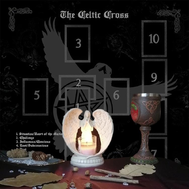 Reading Card Astrologys Tablecloth Altars Cloth Square Divinations Cards Table Cloth Witchcrafts Deck Cloth Enduring