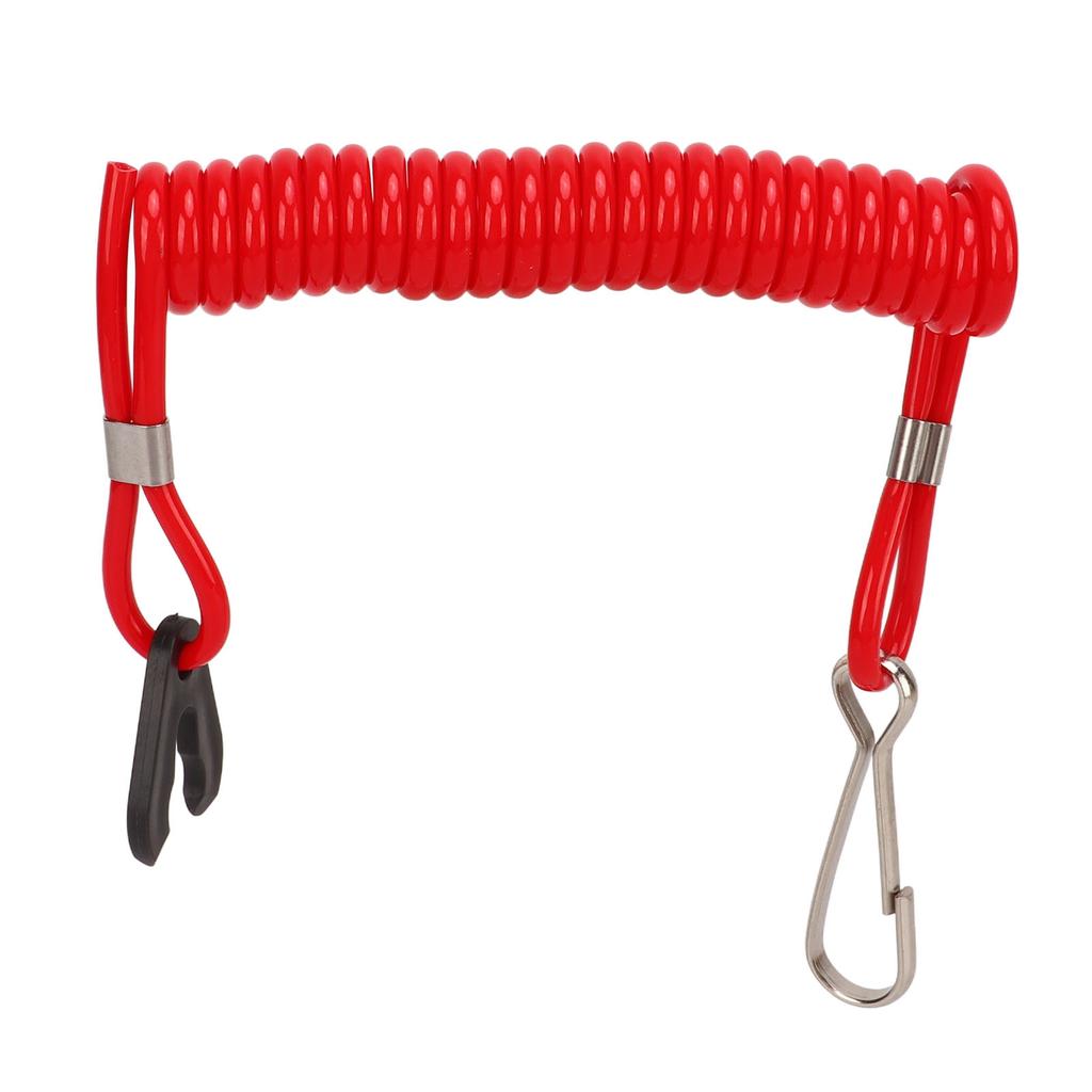 Boat Outboard Engine Motor Lanyard Kill Stop Switch Safety Tether Cord Lanyard for Outboard Motor