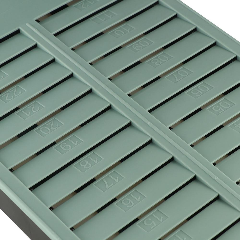 Plastic Time Card Organizer Holder Wall Mounted Time Payroll Recorder Warehouse