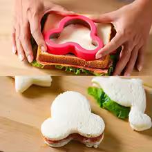 Sandwich-Ausstecher für Kinder Kinder Herz Stern Mickey Brot Toast Mittagessen Bento Box Essen Keks Sandwich Maker Formen Küchenwerkzeuge