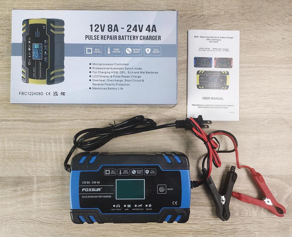 Smart Multi-Stage Automatic Battery Charger & Repair Device