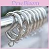 Modern Minimalist Metal Curtain Rings With Hanging Hooks For Home Decor And Window Treatment