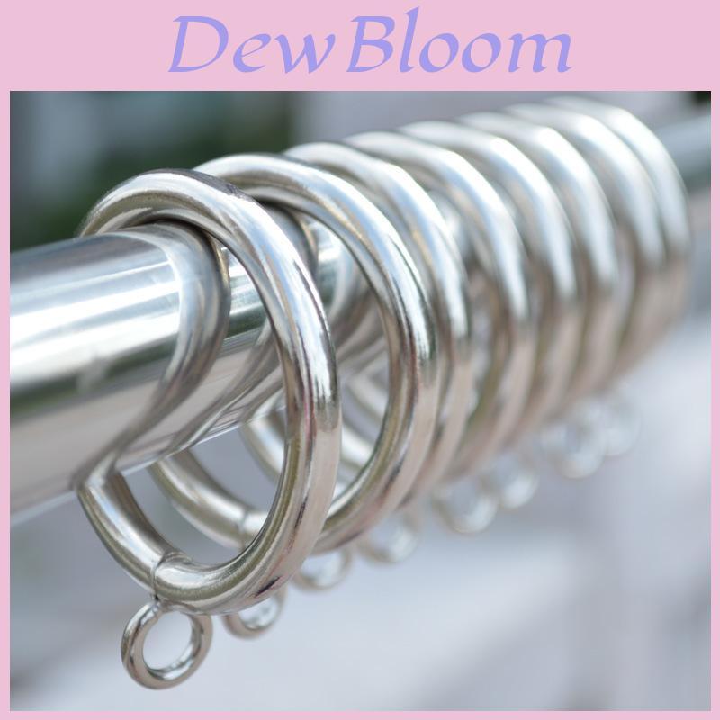 Modern Minimalist Metal Curtain Rings With Hanging Hooks For Home Decor And Window Treatment