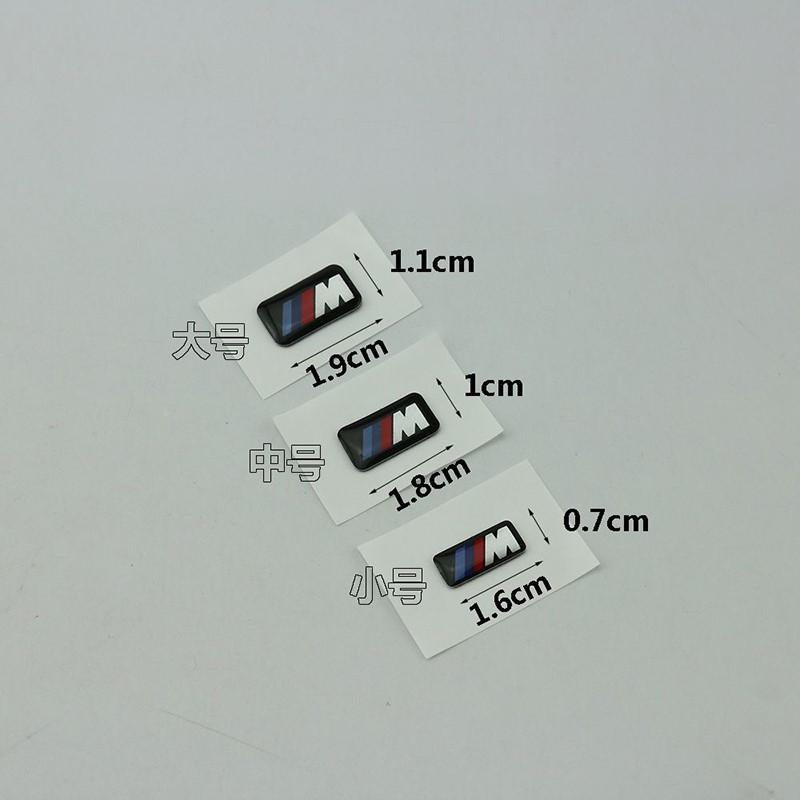 DIY Car Steering Wheel Hub Caps Center Emblem Badge Center Console Sticker For BMW M Emblem E39 E38 E90 E60 F30 F20 X1 X3 X5 X6 CUO1