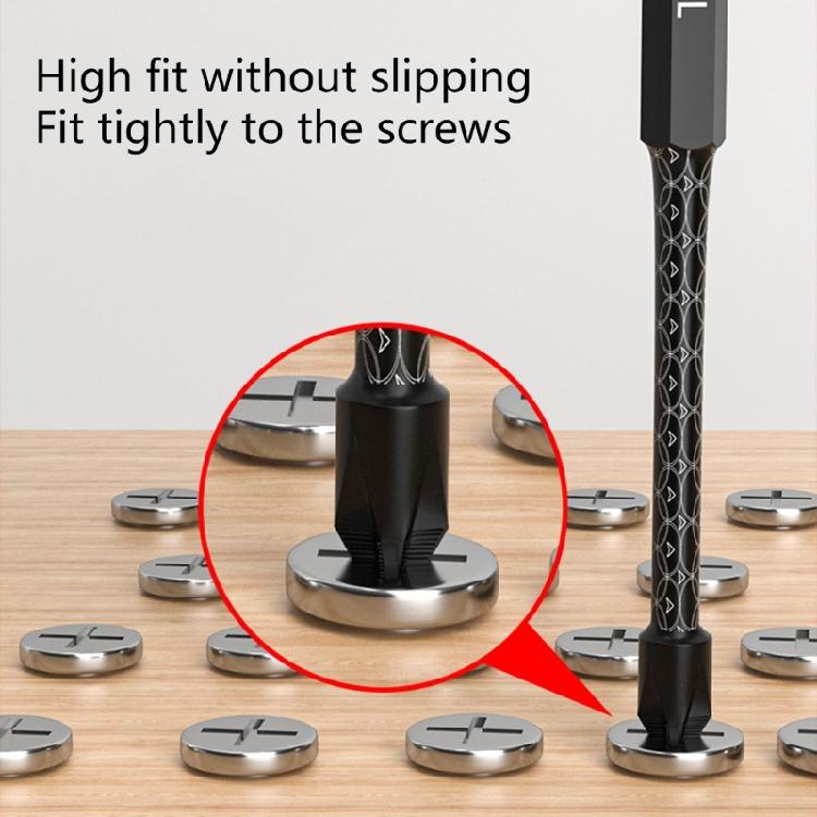 High Hardness PH2 Magnetic Screwdriver Bit not  Slip Screwdriver Bit Easy to Carrt for Efficient Power Drilling 150mm