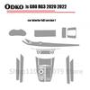 For Genesis G80 RG3   Car TPU Interior Transparent Protective Navigation Film Car Supplies