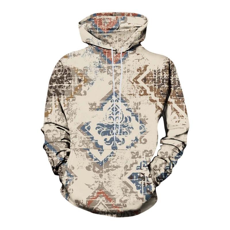3D Printed Hoodie Young Unisex Women Loose Fit Casual Wear S-6XL
