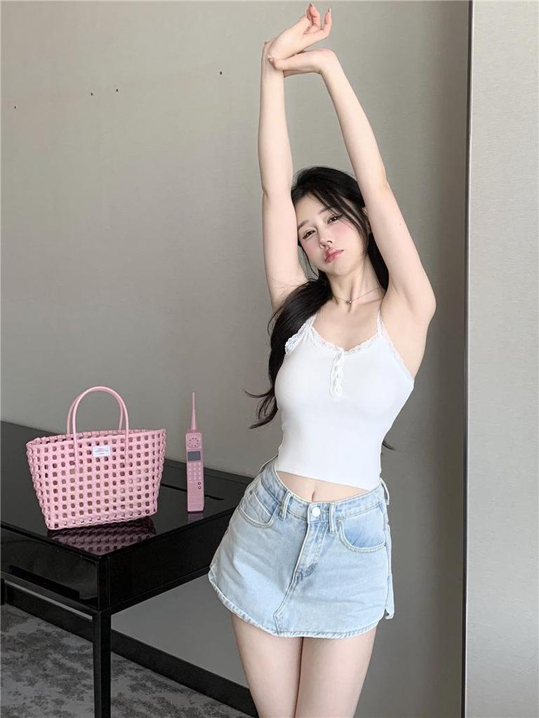 2026 Women's Sexy Lace Trim Camisole - Slimming Summer Style