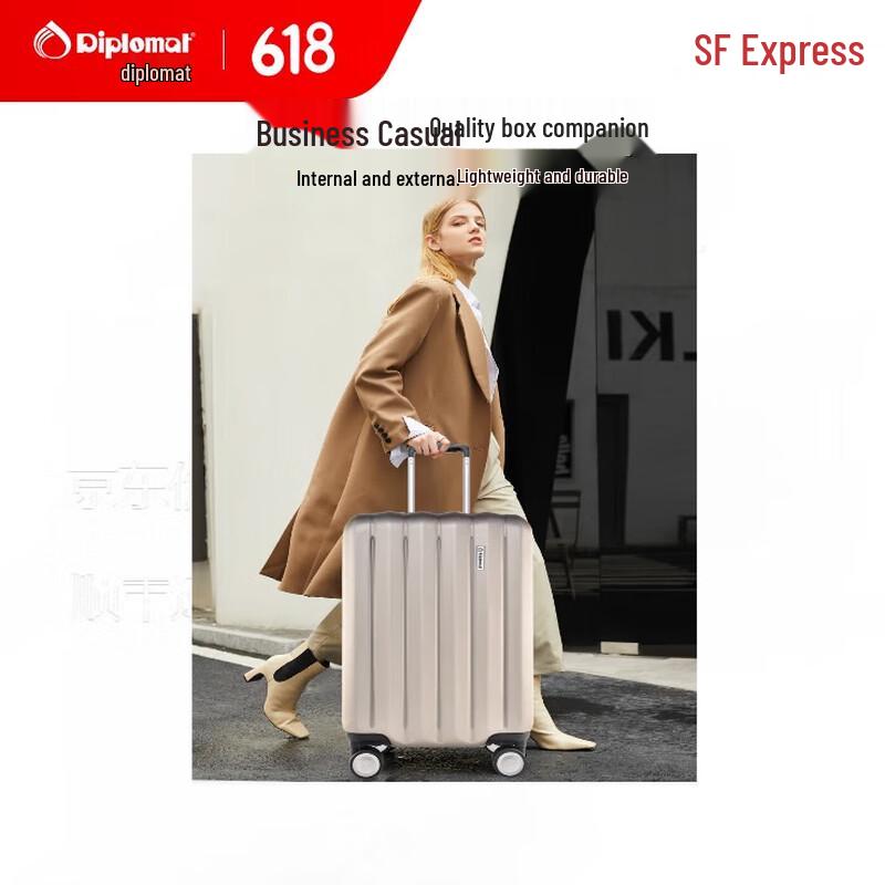 Diplomat 20-inch Business Hardshell Carry-on Suitcase