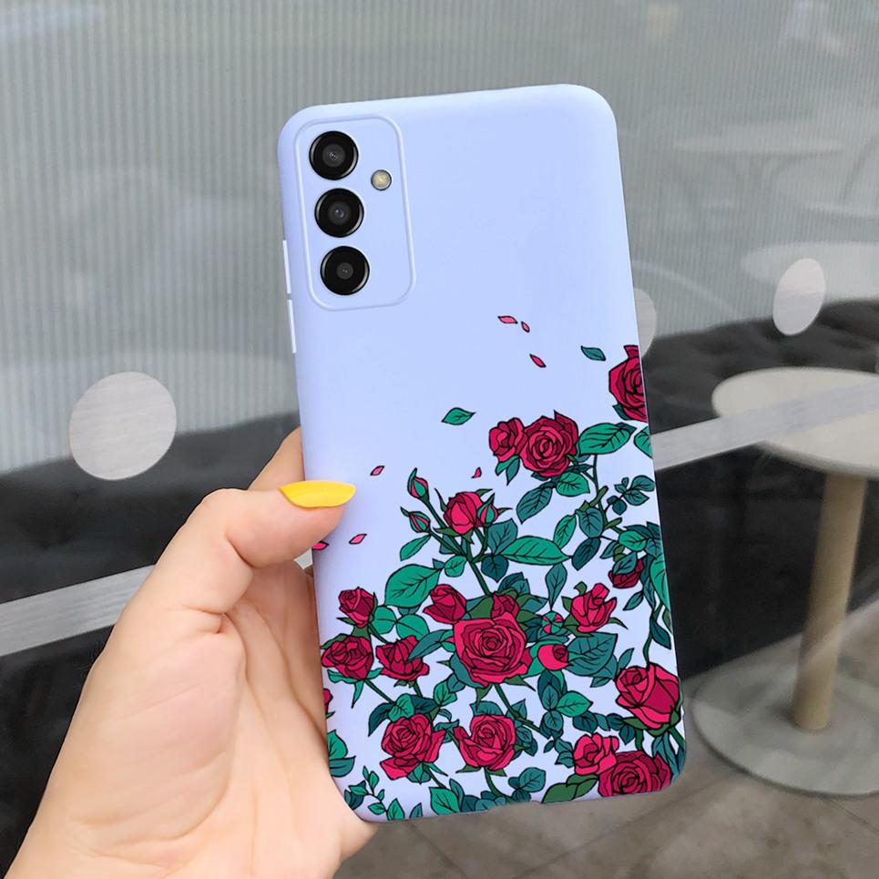 For Cover Samsung Galaxy A04s SM-A047F Bumper Fundas Milk Cow Butterfly Phone Case Soft Back Cover For Samsung A04s Bumper Capa