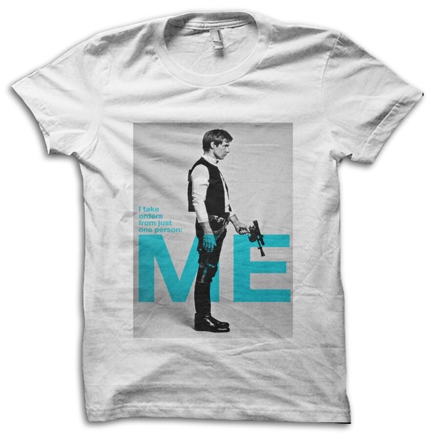Han Solo I take Orders From One Person, ME Inspired by Star Wars T-shirt M5567 S разноцветный
