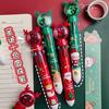 Festive Multicolor Reindeer & Snowman 10-Color Ballpoint Pen