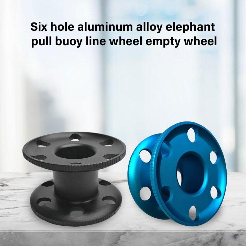 Convenient Diving Finger Spool Reel Wreck Scubas Diving Techs Spool Aluminum Alloy Scubas Diving Finger Spool Reel