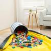 Slide Away Toy Clean-up Storage Bag Play Mat Foldable Storage Containers Portable Storage Baskets