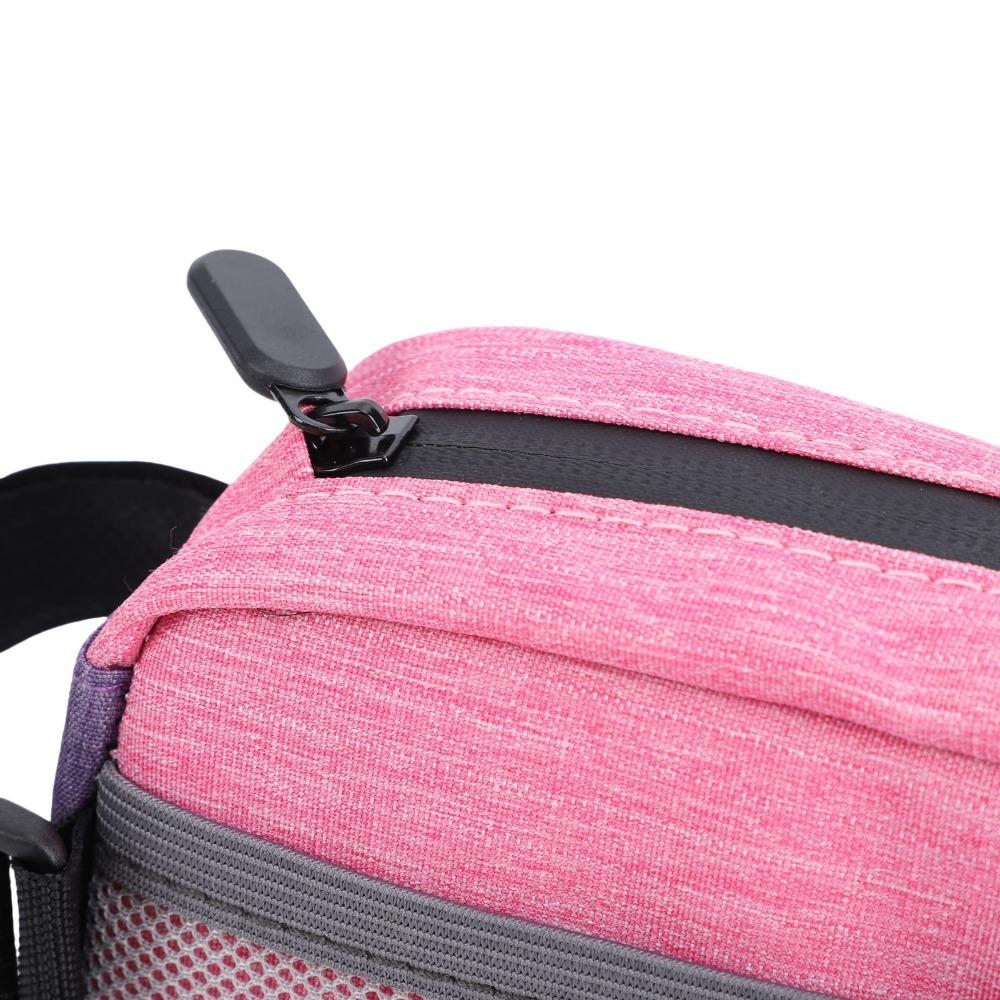 Sac de Guidon Amovible pour Vélo Sac Triangle Polyester pour Cadre de Vélo Rangement Outils de Réparation Vélo