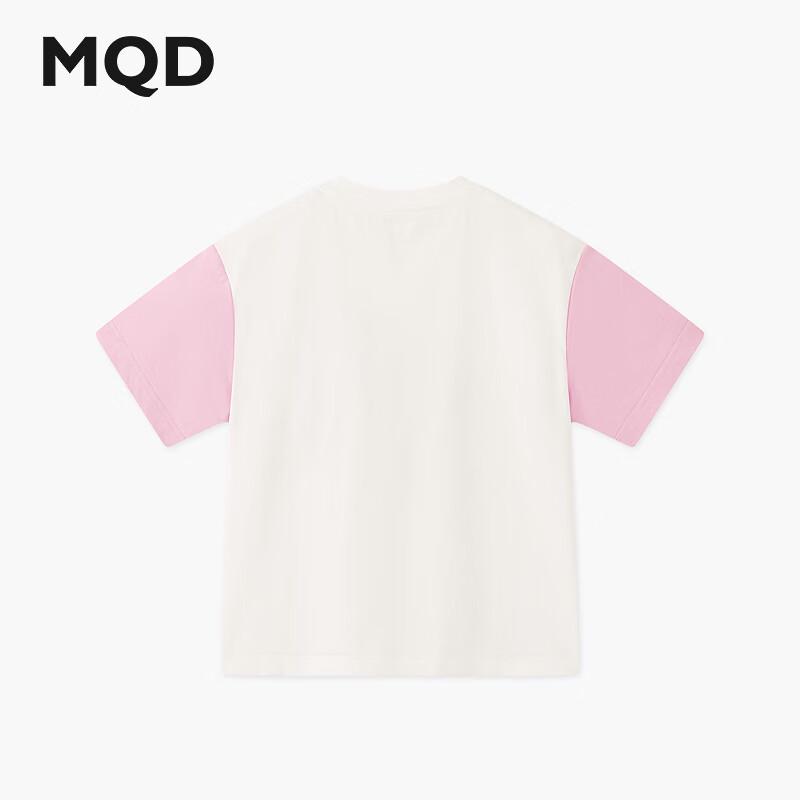 MQD Girls  Summer Cartoon Cat T-shirt 110