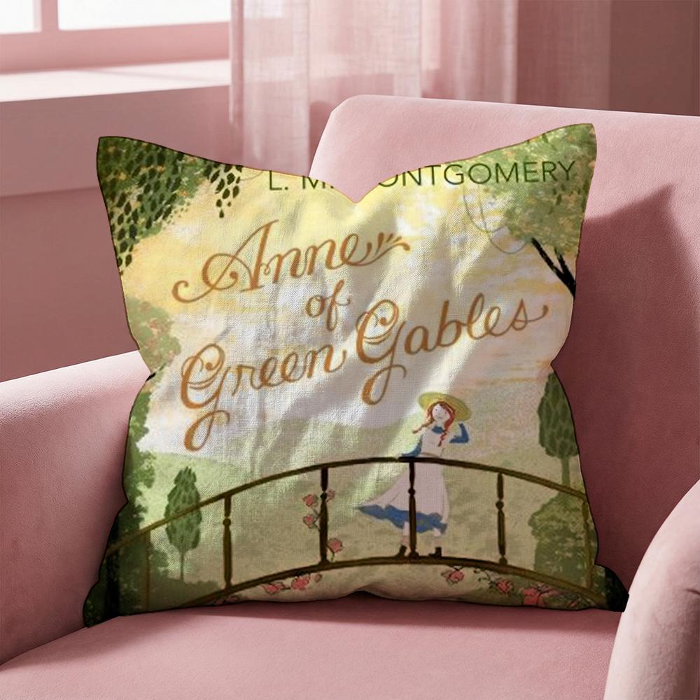 Bücher Anne auf Green Gables Kissenbezug Mehrzweck-Kissenbezug für Zuhause & Auto - Wendbar, Weich & Langlebig für den täglichen Gebrauch