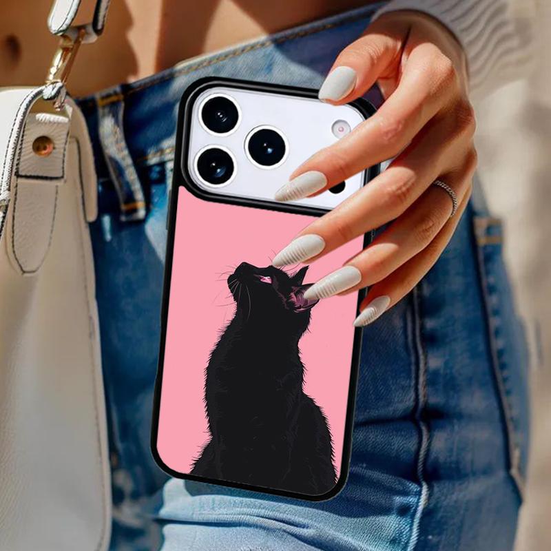 Süße Katzen-Handyhülle Für iPhone 17 Air 14 15 13 12 Max Hülle Für Apple 14 15 16 16e 11 Pro Max Plus